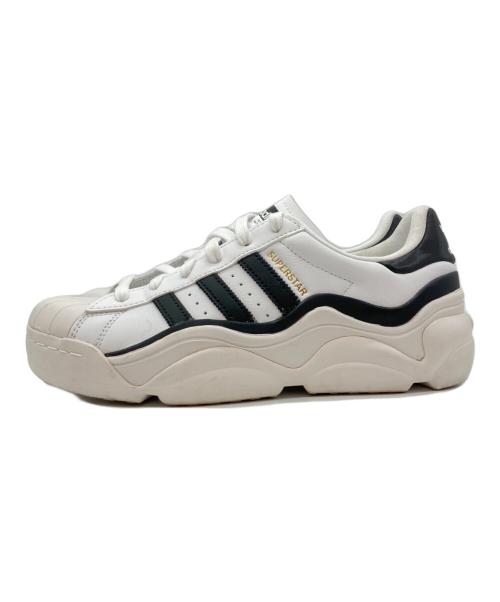adidas（アディダス）adidas (アディダス) ローカットスニーカー ホワイト×ブラック サイズ:23.5の古着・服飾アイテム