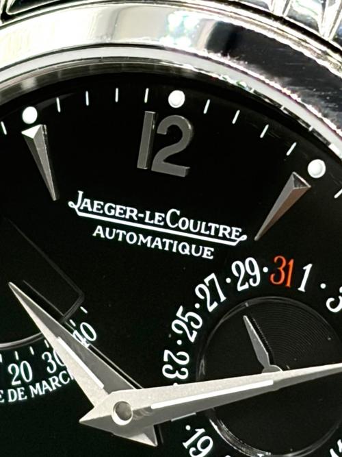 JAEGER LE COULTRE（ジャガールクルト）JAEGER LE COULTRE (ジャガールクルト) Reserve de Marche リザーブ ド マルシェ  Ref.140.8.93.S 黒文字盤 黒文字盤 サイズ:37mm/17.0cmの古着・服飾アイテム