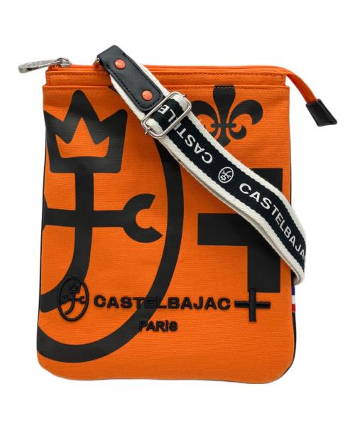 CASTELBAJAC（カステルバジャック）CASTELBAJAC (カステルバジャック) ショルダーバッグ オレンジの古着・服飾アイテム