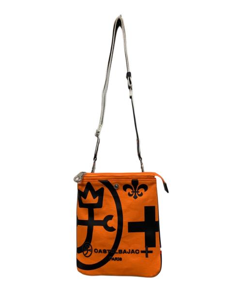 CASTELBAJAC（カステルバジャック）CASTELBAJAC (カステルバジャック) ショルダーバッグ オレンジの古着・服飾アイテム