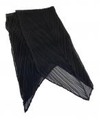 PLEATS PLEASEプリーツプリーズ）の古着「ストール」｜ブラック