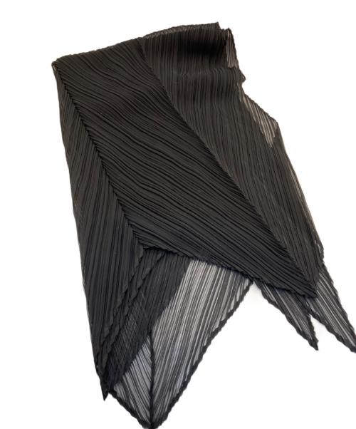 PLEATS PLEASE（プリーツプリーズ）PLEATS PLEASE (プリーツプリーズ) ストール ブラックの古着・服飾アイテム