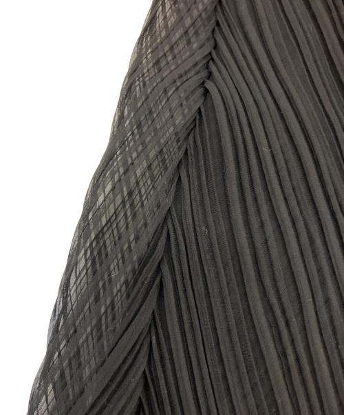 PLEATS PLEASE（プリーツプリーズ）PLEATS PLEASE (プリーツプリーズ) ストール ブラックの古着・服飾アイテム