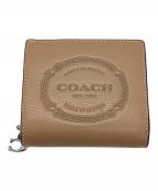 COACHコーチ）の古着「スナップ ウォレット・コーチ ヘリテージ」｜ベージュ