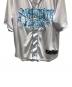 中古・古着 MAJESTIC ATHLETIC (マジェスティック アスレティック) クラシックロゴベースボールシャツ ホワイト×スカイブルー サイズ:XL：6000円