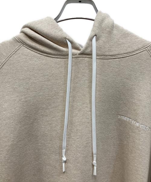Stripes For Creative（ストライプ フォー クリエイティブ）Stripes For Creative (ストライプ フォー クリエイティブ) プルオーバーパーカー ベージュ サイズ:Lの古着・服飾アイテム