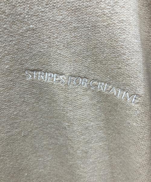 Stripes For Creative（ストライプ フォー クリエイティブ）Stripes For Creative (ストライプ フォー クリエイティブ) プルオーバーパーカー ベージュ サイズ:Lの古着・服飾アイテム