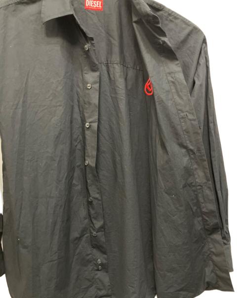 DIESEL（ディーゼル）DIESEL (ディーゼル) 長袖シャツ ブラック サイズ:52の古着・服飾アイテム