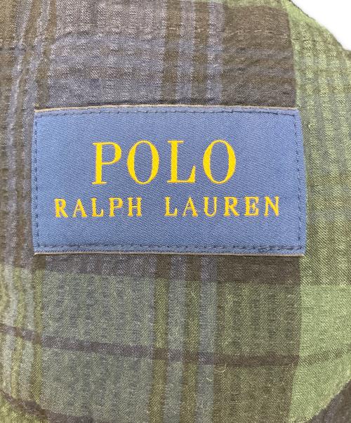 POLO RALPH LAUREN（ポロ・ラルフローレン）POLO RALPH LAUREN (ポロ・ラルフローレン) POLO RALPH LAUREN（ポロ・ラルフローレン）ブラックウォッチジャケット グリーン×ネイビー サイズ:Sの古着・服飾アイテム