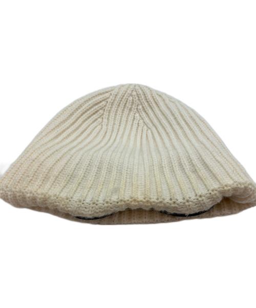 C.P COMPANY（シーピーカンパニー）C.P COMPANY (シーピーカンパニー) ニットキャップ ホワイトの古着・服飾アイテム