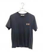 maison kitsuneメゾンキツネ）の古着「半袖カットソー」｜グレー