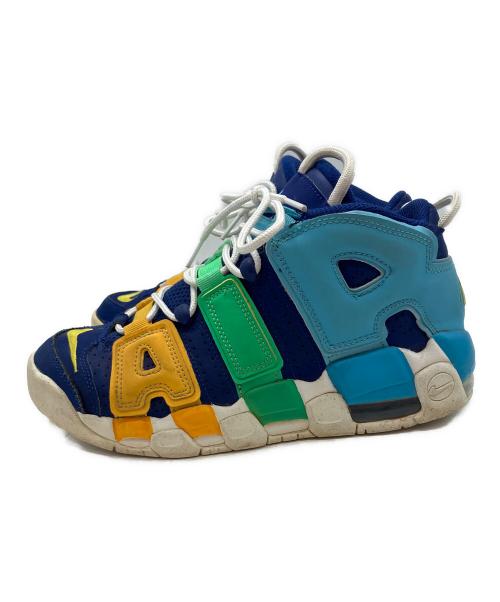 NIKE（ナイキ）NIKE (ナイキ) AIR MORE UPTEMPO BG ハイカットスニーカー ブルー サイズ:24.5㎝の古着・服飾アイテム
