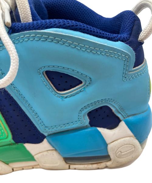NIKE（ナイキ）NIKE (ナイキ) AIR MORE UPTEMPO BG ハイカットスニーカー ブルー サイズ:24.5㎝の古着・服飾アイテム