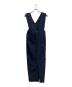 forme（フォルメ）の古着「ノースリーブ・キャミソールワンピース」｜インディゴ
