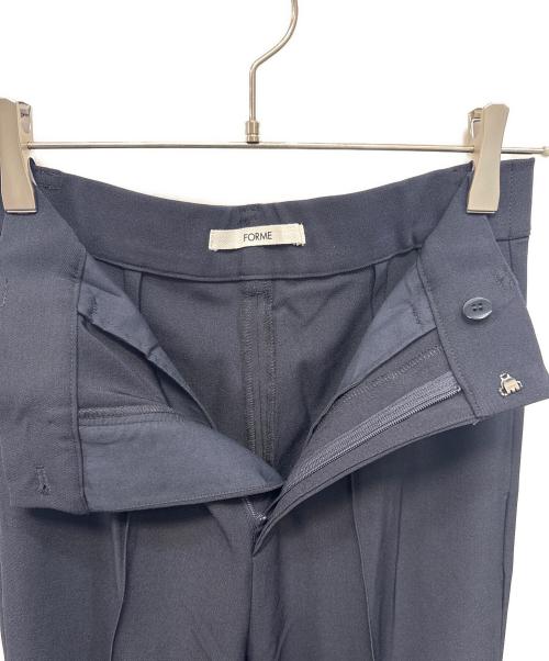 forme（フォルメ）forme (フォルメ) センターピンタックパンツ ネイビー サイズ:1 未使用品の古着・服飾アイテム