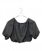 formeフォルメ）の古着「半袖ブラウス」｜ブラック