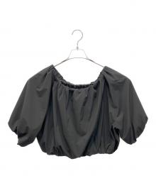 forme（フォルメ）の古着「半袖ブラウス」｜ブラック