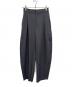 forme（フォルメ）の古着「カーブパンツ」｜チャコールグレー