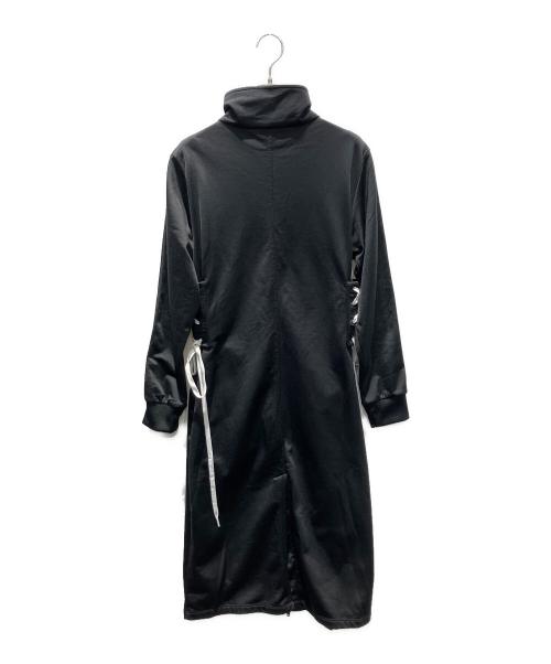adidas（アディダス）adidas (アディダス) レースアップトラックジャケット ブラック サイズ:Lの古着・服飾アイテム