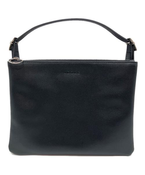 ADORE（アドーア）ADORE (アドーア) ハンドバッグ ブラック×レッドの古着・服飾アイテム