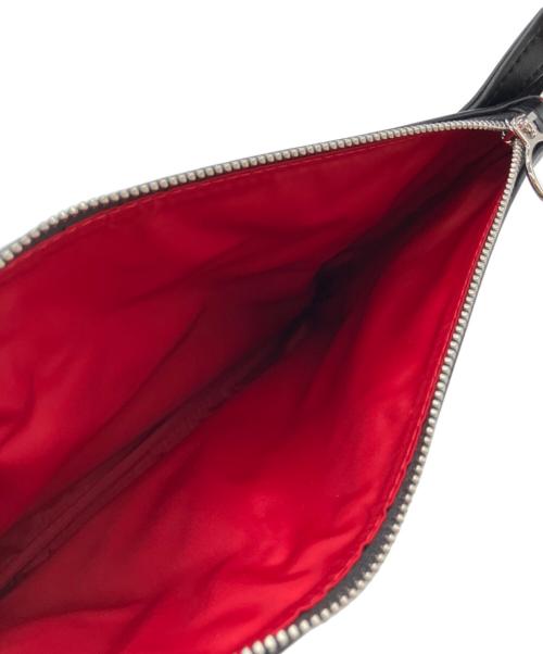 ADORE（アドーア）ADORE (アドーア) ハンドバッグ ブラック×レッドの古着・服飾アイテム