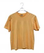 stussyステューシー）の古着「stussy(ステューシー)半袖カットソー」｜オレンジ