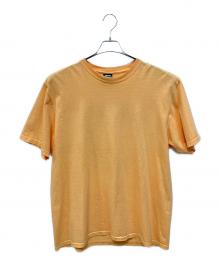 stussy（ステューシー）の古着「stussy(ステューシー)半袖カットソー」｜オレンジ