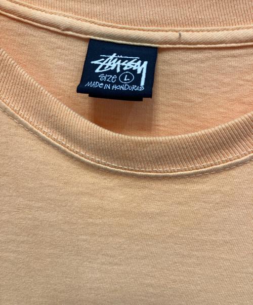 stussy（ステューシー）stussy (ステューシー) stussy(ステューシー)半袖カットソー オレンジ サイズ:Lの古着・服飾アイテム
