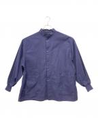 Needlesニードルズ）の古着「バンドカラーシャツ」｜パープル