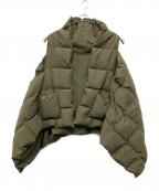 sillageシアージ）の古着「Sillage(シアージ)ダウンベスト」｜オリーブ