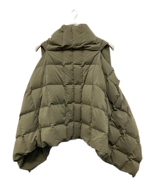 sillage（シアージ）sillage (シアージ) Sillage(シアージ)ダウンベスト オリーブ サイズ:フリーサイズの古着・服飾アイテム