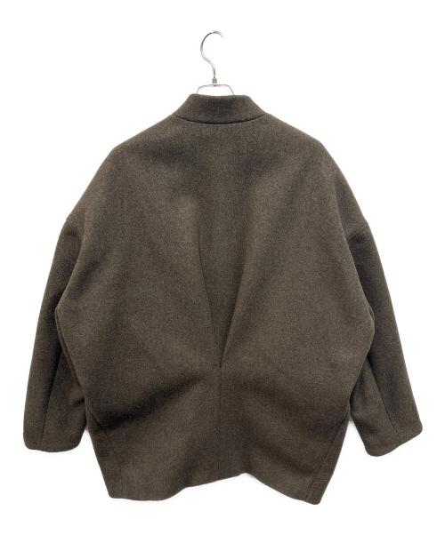BISHOOL（ビシュール）BISHOOL (ビシュール) ウールコート オリーブ サイズ:FREEの古着・服飾アイテム