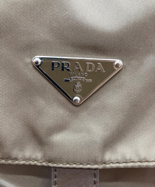PRADA（プラダ）PRADA (プラダ) ナイロンショルダーバッグ グリーンの古着・服飾アイテム