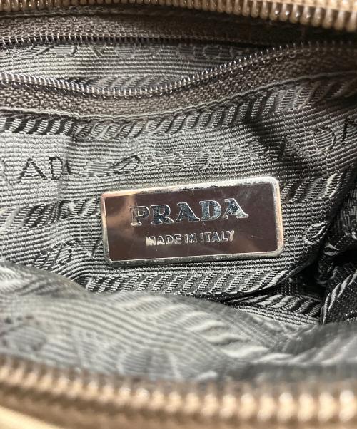 PRADA（プラダ）PRADA (プラダ) ナイロンショルダーバッグ グリーンの古着・服飾アイテム