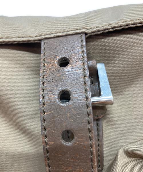 PRADA（プラダ）PRADA (プラダ) ナイロンショルダーバッグ グリーンの古着・服飾アイテム