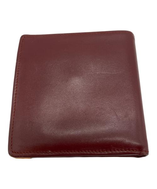 Cartier（カルティエ）Cartier (カルティエ) マストライン 2つ折り財布 ボルドーの古着・服飾アイテム