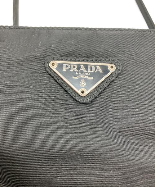 PRADA（プラダ）PRADA (プラダ) PRADA(プラダ)ナイロンハンドバッグ ブラックの古着・服飾アイテム