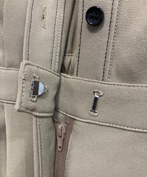 Snidel（スナイデル）Snidel (スナイデル) トレンチディテールオールインワン ベージュ サイズ:1の古着・服飾アイテム