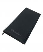 GIORGIO ARMANIジョルジョアルマーニ）の古着「GIORGIO ARMANI(ジョルジョアルマーニ)長財布」｜ブラック