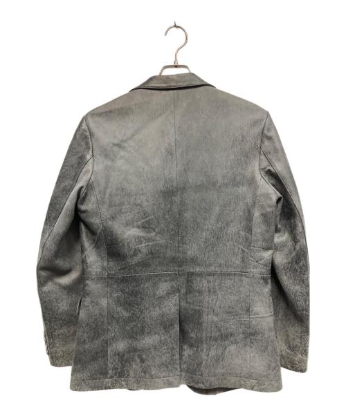 Wind Armor（ウィンドアーマー）Wind Armor (ウィンドアーマー) レザーテーラードジャケット ブラック サイズ:Mの古着・服飾アイテム