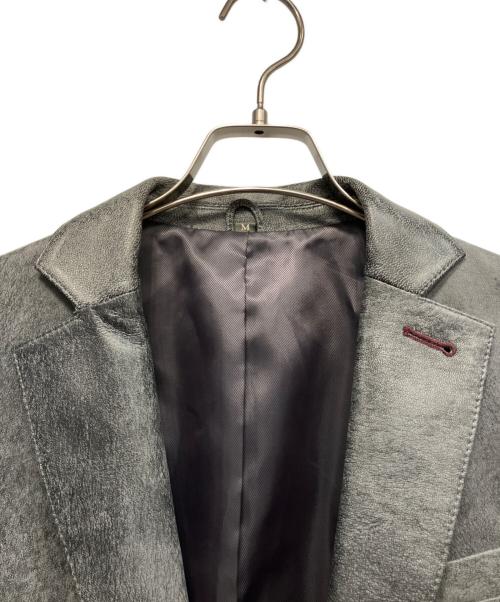 Wind Armor（ウィンドアーマー）Wind Armor (ウィンドアーマー) レザーテーラードジャケット ブラック サイズ:Mの古着・服飾アイテム