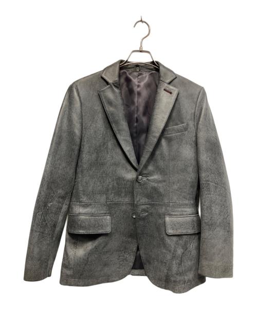 Wind Armor（ウィンドアーマー）Wind Armor (ウィンドアーマー) レザーテーラードジャケット ブラック サイズ:Mの古着・服飾アイテム