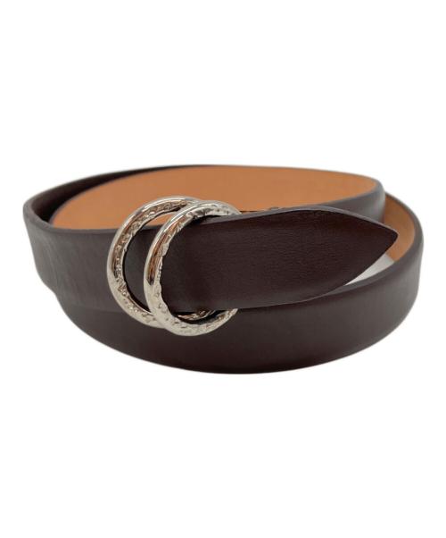 SADDLER'S（サドラーズ）SADDLER'S (サドラーズ) ダブルリングベルト ブラウンの古着・服飾アイテム