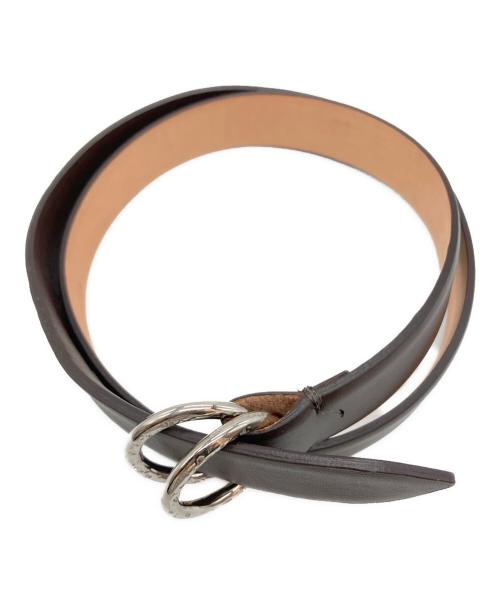 SADDLER'S（サドラーズ）SADDLER'S (サドラーズ) ダブルリングベルト ブラウンの古着・服飾アイテム