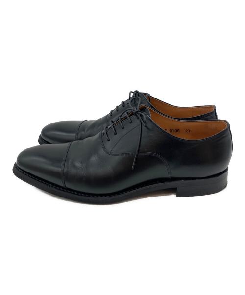 SCOTCH GRAIN（スコッチグレイン）SCOTCH GRAIN (スコッチグレイン) SCOTCH GRAIN(スコッチグレイン)ストレートチップシューズ ブラック サイズ:27cmの古着・服飾アイテム