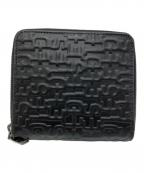 DIESELディーゼル）の古着「DIESEL(ディーゼル)2つ折り財布」｜ブラック
