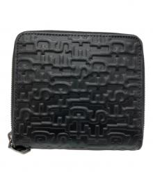 DIESEL（ディーゼル）の古着「DIESEL(ディーゼル)2つ折り財布」｜ブラック