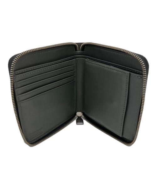 DIESEL（ディーゼル）DIESEL (ディーゼル) DIESEL(ディーゼル)2つ折り財布 ブラックの古着・服飾アイテム