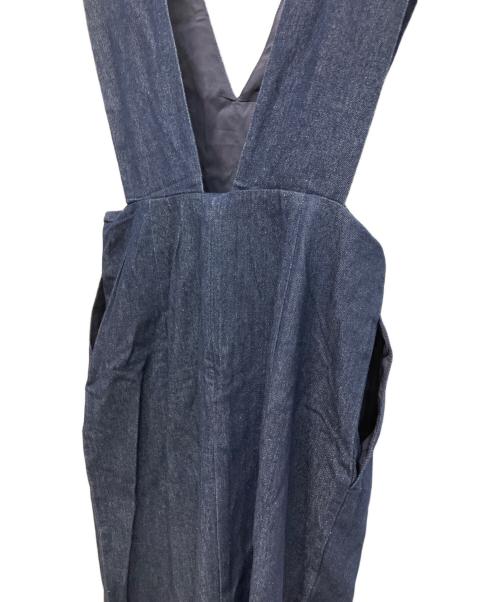 forme（フォルメ）forme (フォルメ) ショルダーパットドレス ネイビー サイズ:不明の古着・服飾アイテム