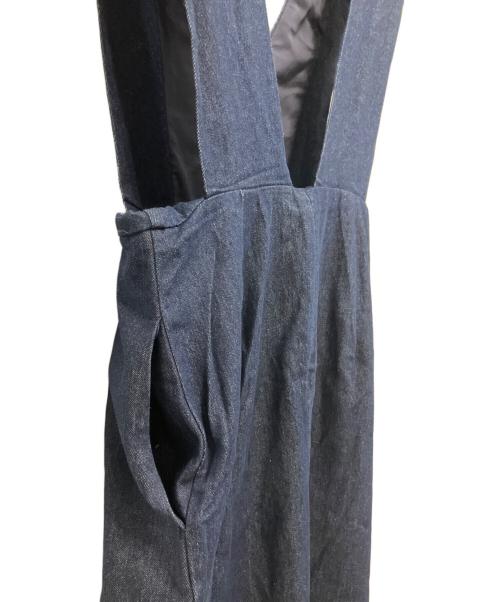 forme（フォルメ）forme (フォルメ) ショルダーパットドレス ネイビー サイズ:不明の古着・服飾アイテム